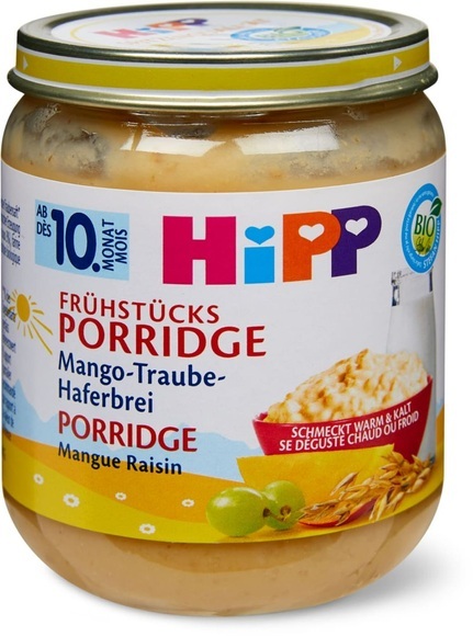 Hipp Bio Porridge Mango & Traube & Haferbrei