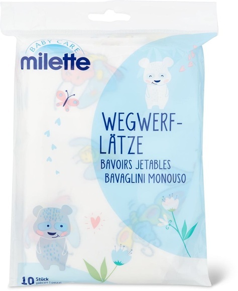 Milette Wegwerf-Lätze 10 Stück