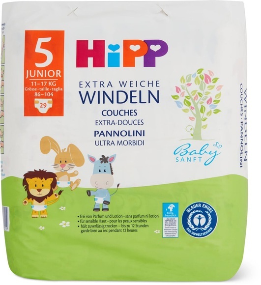 Hipp Hipp Babysanft Windeln Junior 5