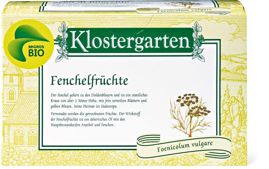 Bio Klostergarten Fenchelfrüchte