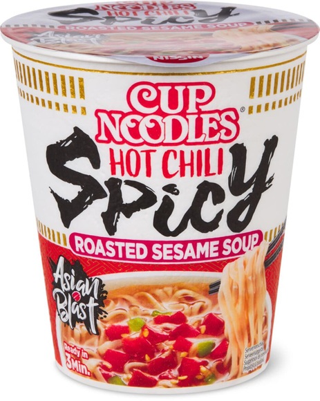 Nissin Instant Noodles Soup Spicy