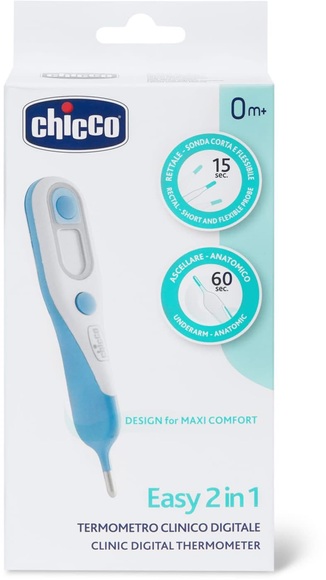 chicco Digitales Fieberthermometer Easy 2 in 1 - bunt