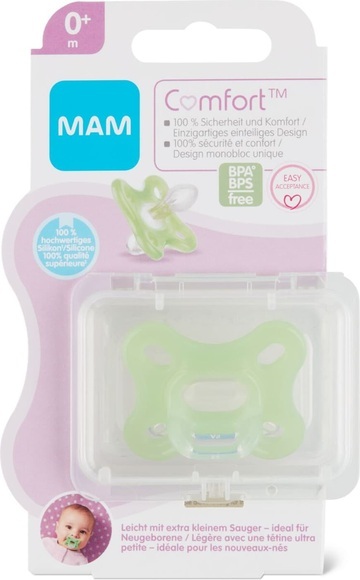 MAM Comfort Nuggi Silikon 0+ Monate (1 Stück)