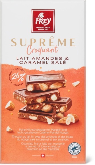 Suprême Lait Amandes&Caramel Salé