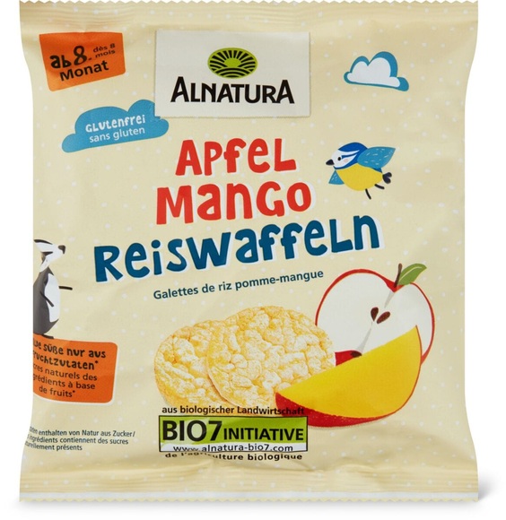 Alnatura Mini Reiswaffeln Apfel mit Mango