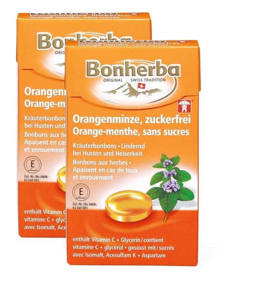 Bonherba Orangenminze Bonbon