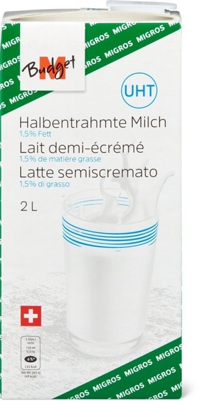 M-Budget Milch Teilentrahmt