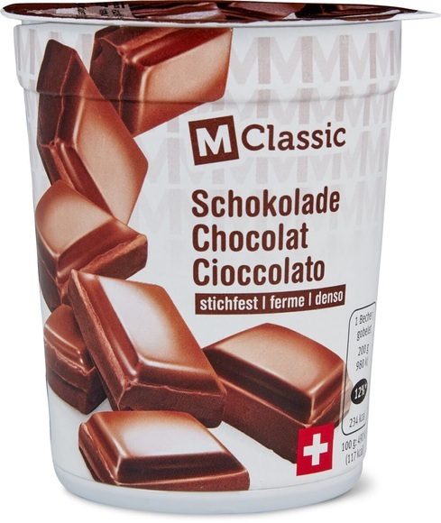 M-Classic Joghurt Schokolade stichfest