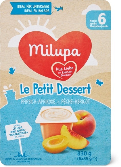 Milupa le Petit Dessert Pfir. Apriko
