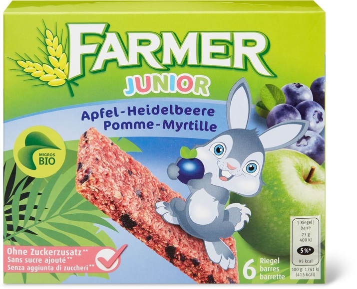 Bio Farmer Junior Apfel-Heidelbeere