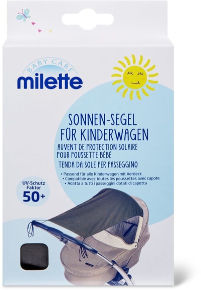 Milette Sonnen-Segel für Kinderwagen