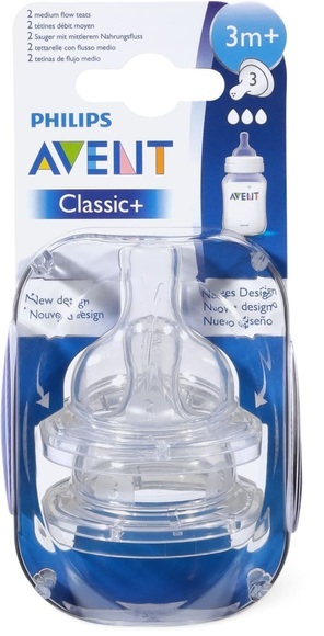 Avent Philips® Avent Klassik-Sauger 3 Löcher