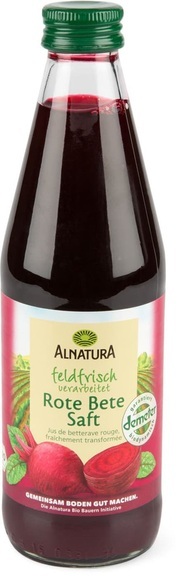 Alnatura Rote Bete Saft feldfrisch