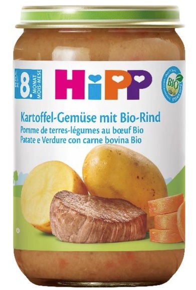 HiPP Kartoffel-Gemüse mit Bio-Rind