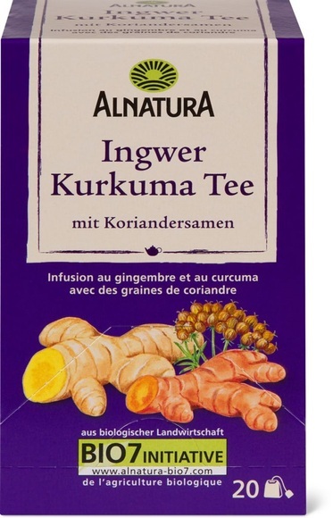 Alnatura Ingwer Kurkuma Tee