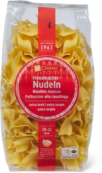 M-Classic Hausmacher Nudeln extra breit