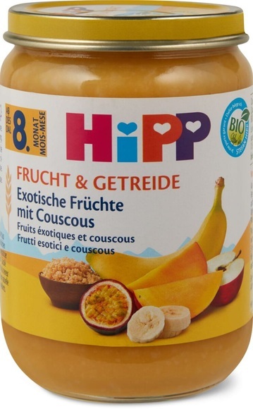 Hipp Exotische Früchte mit Couscous