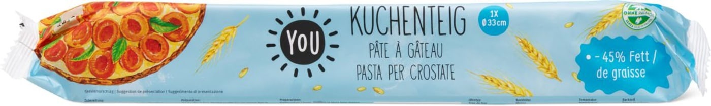 YOU Kuchenteig -45% Fett