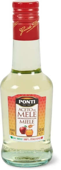 Ponti Apfelessig mit Honig aromatisiert