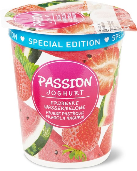 Passion Joghurt Erdbeer-Wassermelone