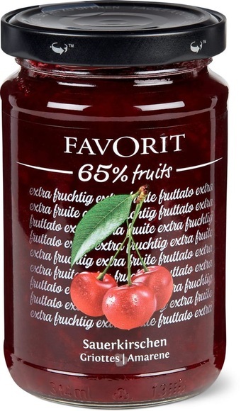 Favorit Konfitüre Sauerkirschen 65%
