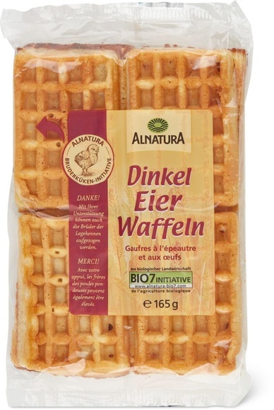 Alnatura Dinkel Eier Waffeln