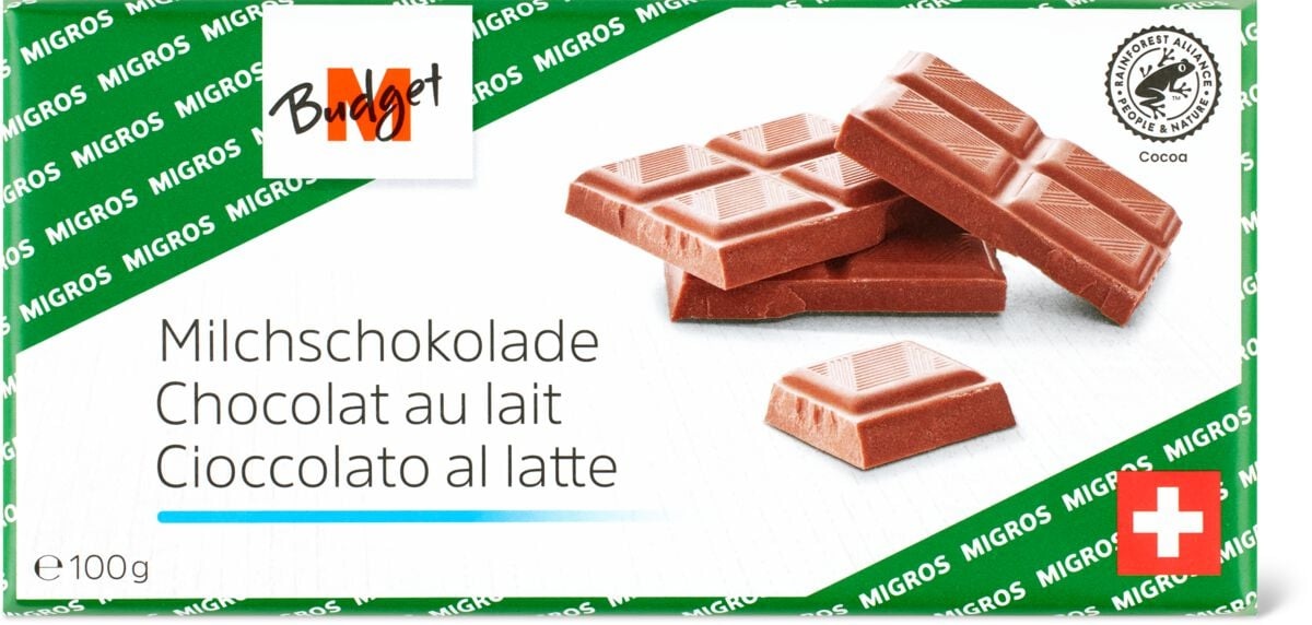 M-Budget Milchschokolade