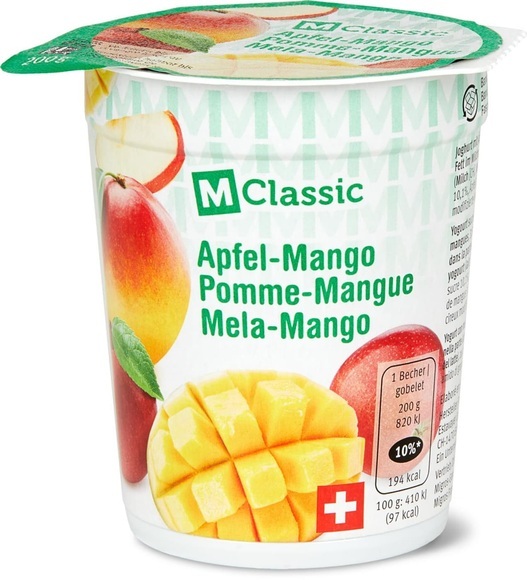 M-Classic Joghurt Apfel/Mango