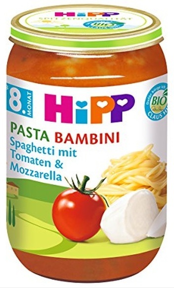 Bio HiPP Spaghetti Tomaten Mozzarella