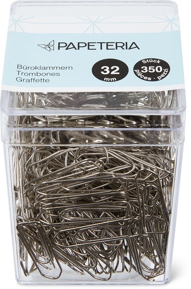 Papeteria Büroklammern 32mm 500stk