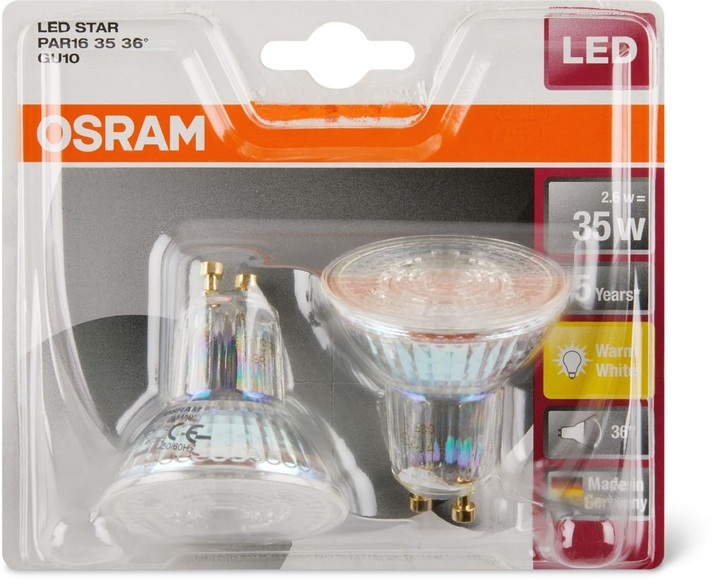 Osram LED STAR PAR16 35 GU10