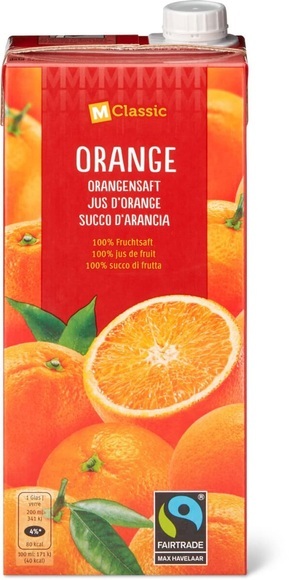 M-Classic Max Hav Orangensaft