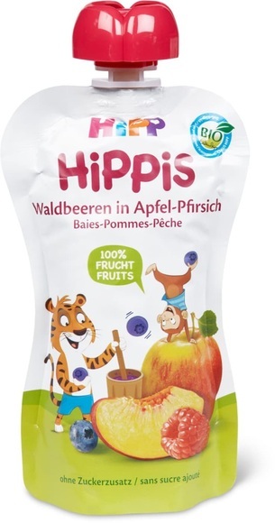 HiPP Quetschbeutel Apfel Pfirs. Waldb.
