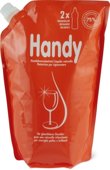 Handy Geschirrspülmittel