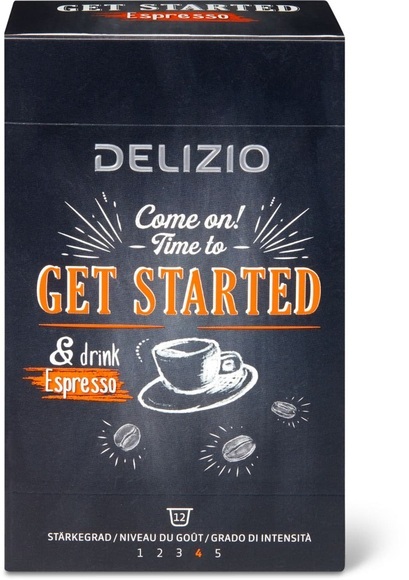 Delizio get started Espresso 12 Kap.