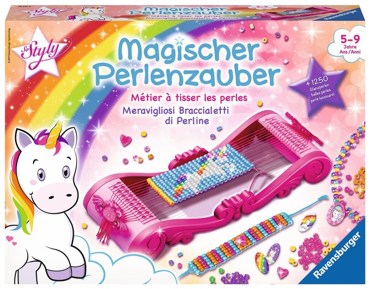 Magischer Perlenzauber Einhorn