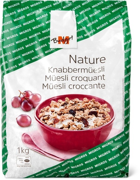 M-Budget Knabbermüesli Nature