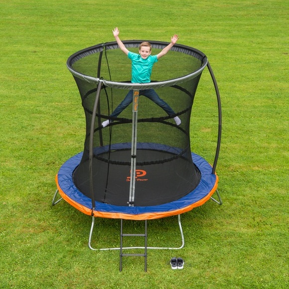 Jump Power 244 cm Trampolin mit Sicherheitsnetz