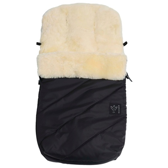 Fußsack mit Lammfell Paat, sortiert