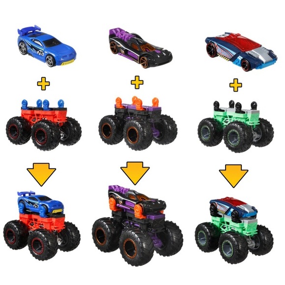 Hot Wheels Monster Trucks 1:64 Monster Maker sortiert