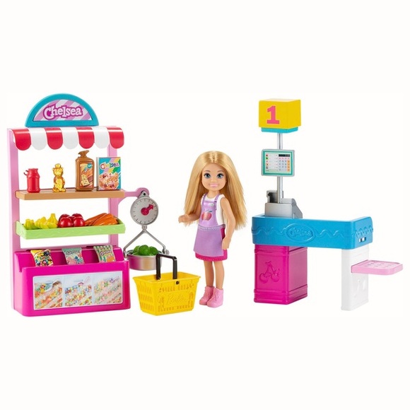 Barbie Chelsea Puppe & Supermarkt Spielset