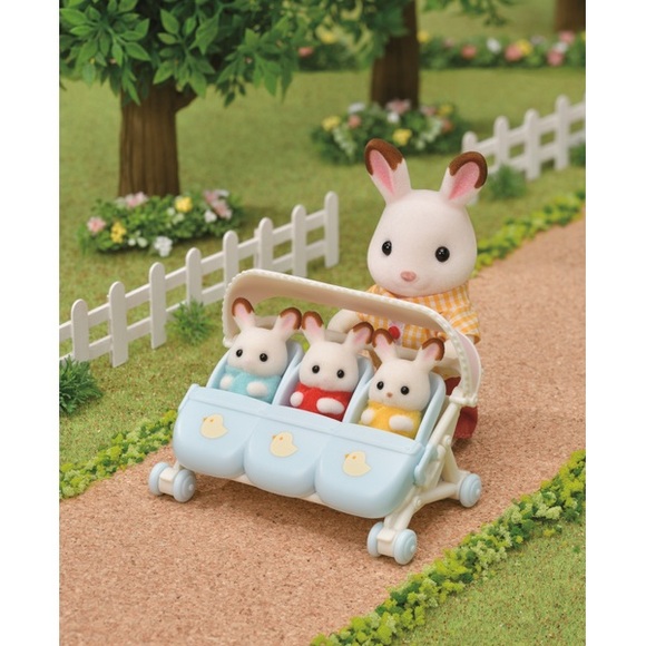 Sylvanian Families Drillings-Kinderwagen