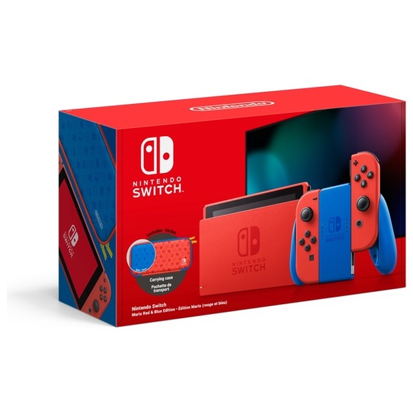 Switch - Mario Red & Blue Edition - Spielekonsole - Rot/Blau