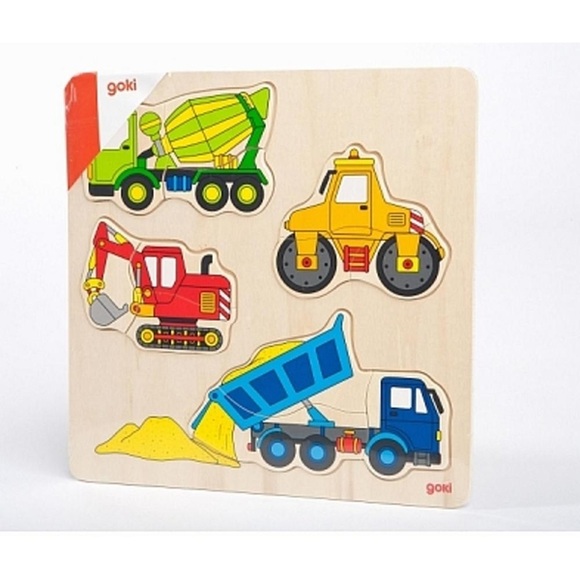Gollnest & Kiesel - Puzzle Baufahrzeuge - Einlegepuzzle
