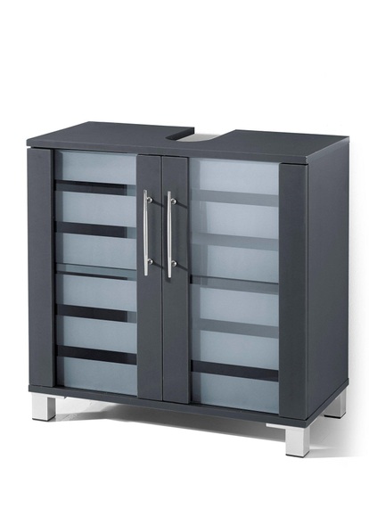 Waschbeckenunterschrank mit Glastüren