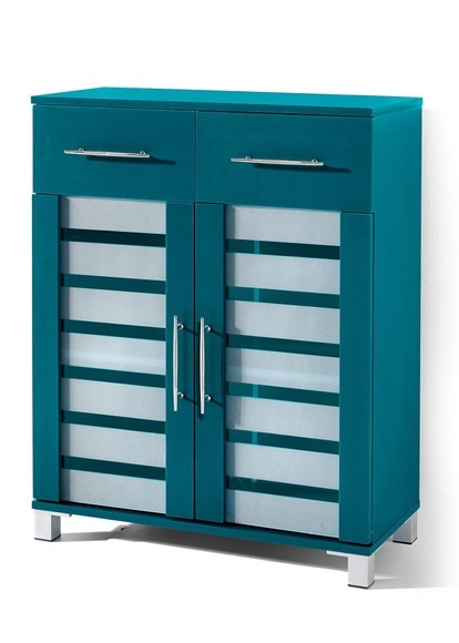Badezimmer Schrank mit 2 Türen und 2 Schubladen