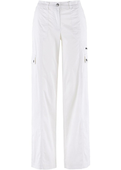 Baumwoll Cargo-Hose mit Bequembund, Loose Fit