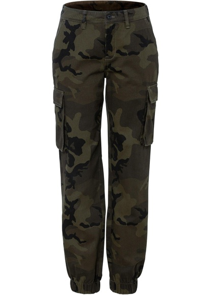 Cargo-Hose mit Camouflage Druck