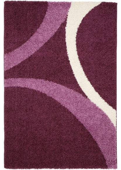 Hochflor Teppich mit modernem Muster