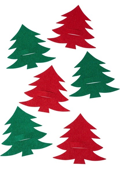 Besteckhalter Tannenbaum, 6tlg. Set